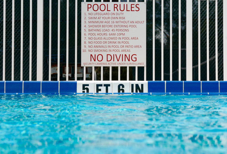 Pool safety certificates